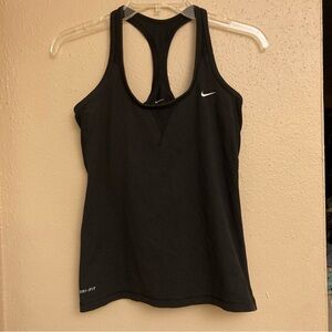 Nike Women's Black Racerback Tank Top